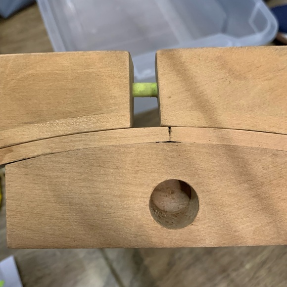 HUGE 22" Vintage Embroidery Hoop The Gibbs Manufacturing Co. Caton Ohio  EUC - Picture 5 of 6